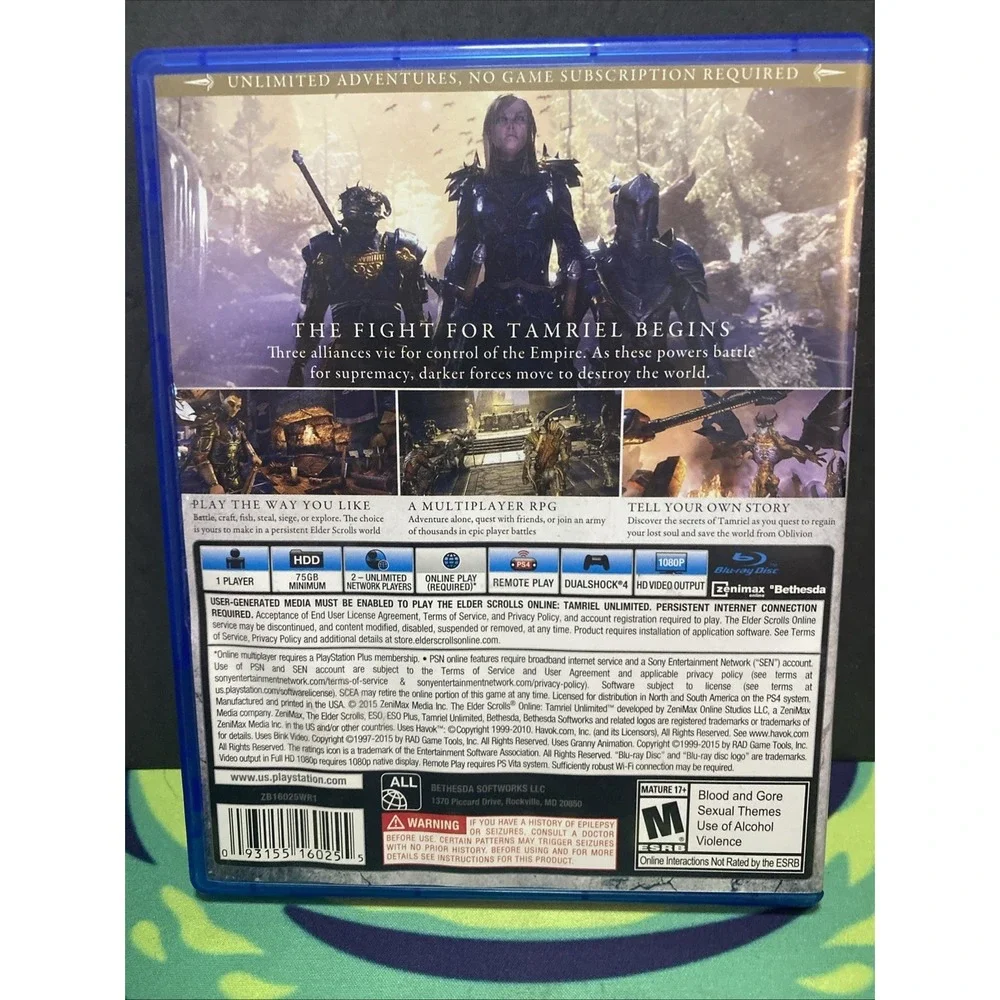 The Elder Scrolls Online: Tamriel Unlimited - PlayStation 4